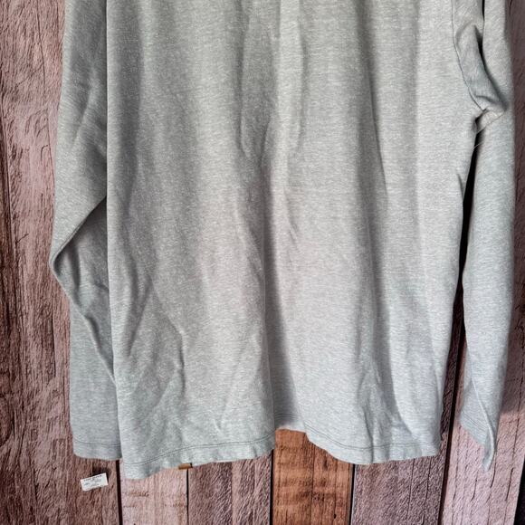 Fundamental Coast Pullover Top Men's Long Sleeve 1/4 Zip Soft Gray XXL NWT - Picture 6 of 10